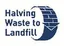 Halving Waste to Landfill logo